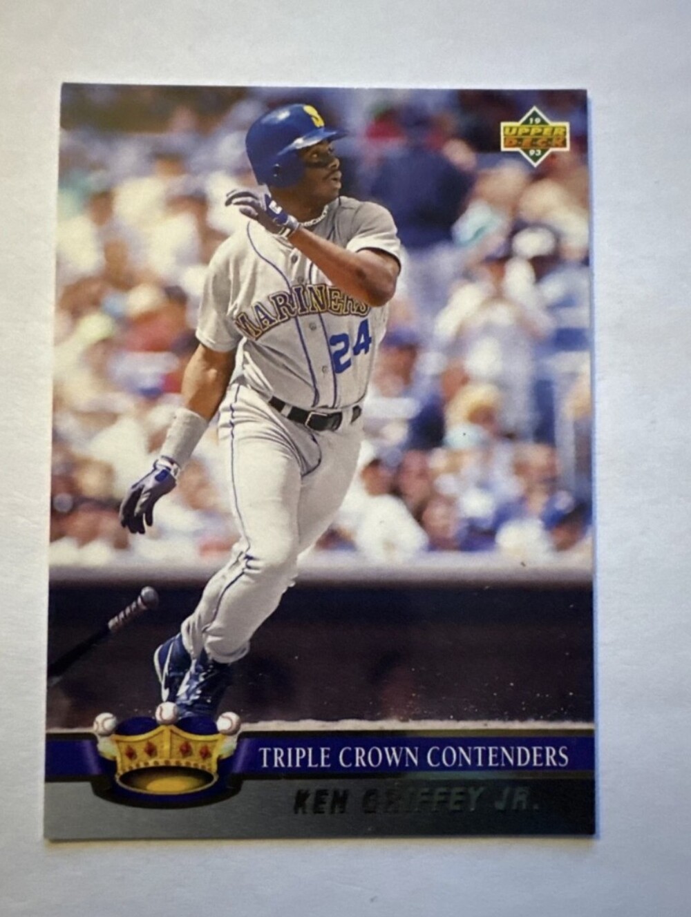 1993 Upper Deck - Triple Crown Contenders Ken Griffey Jr #TC4. New Card